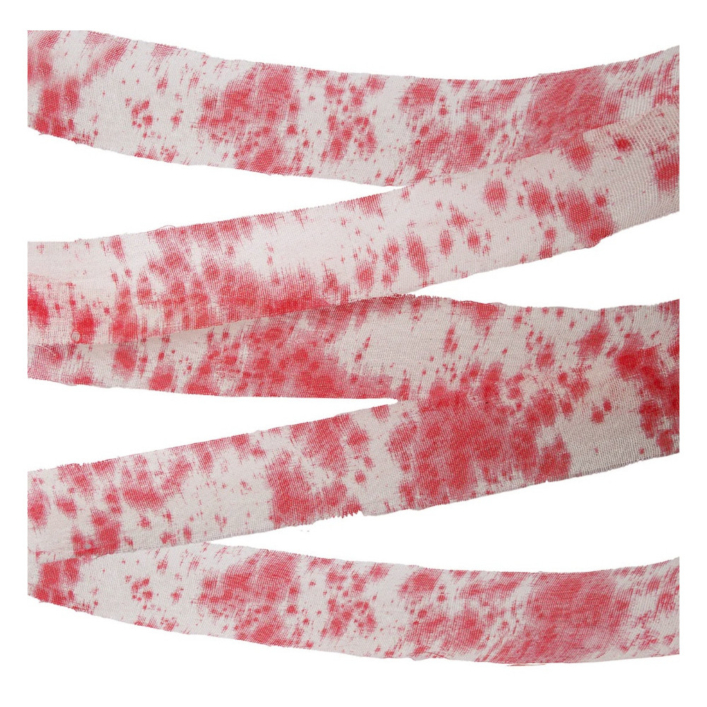 Halloween decoration bloody bandage - 8 cm x 10 m