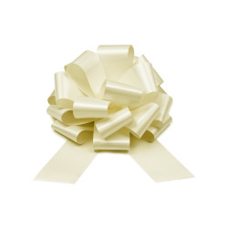 Bow decoration DIY - ivory, 30 cm