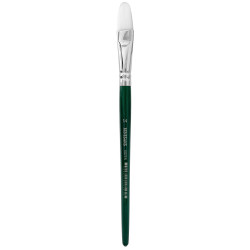 Cat's tongue, synthetic, 1007FR series brush - Renesans - short handle, no. 14