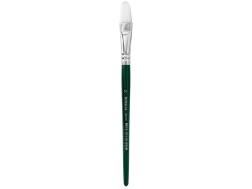 Cat's tongue, synthetic, 1007FR series brush - Renesans - short handle, no. 14