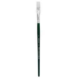 Flat, synthetic, 1007F series brush - Renesans - short handle, no. 8