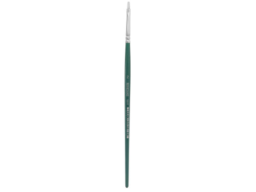 Flat, synthetic, 1007F series brush - Renesans - short handle, no. 2