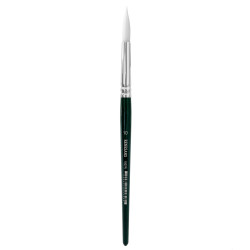 Round, synthetic, 1007FR series brush - Renesans - short handle, no. 10