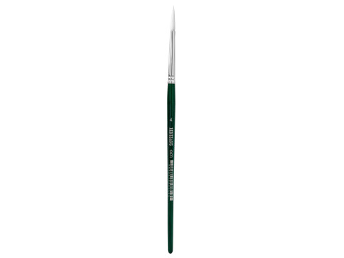 Round, synthetic, 1007FR series brush - Renesans - short handle, no. 4