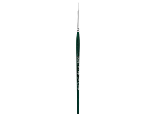 Round, synthetic, 1007FR series brush - Renesans - short handle, no. 2