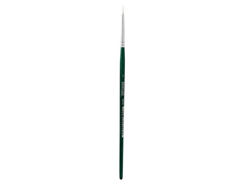 Round, synthetic, 1007FR series brush - Renesans - short handle, no. 1