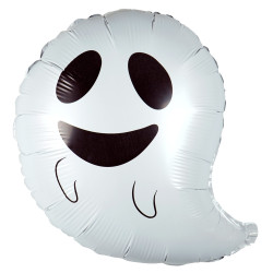 Balon foliowy halloweenowy Duszek - 30 cm