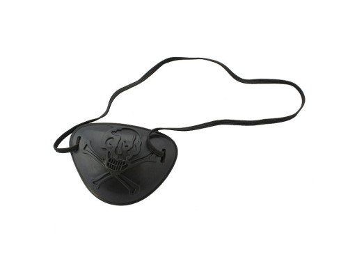 Pirate eye patch fot Halloween - black