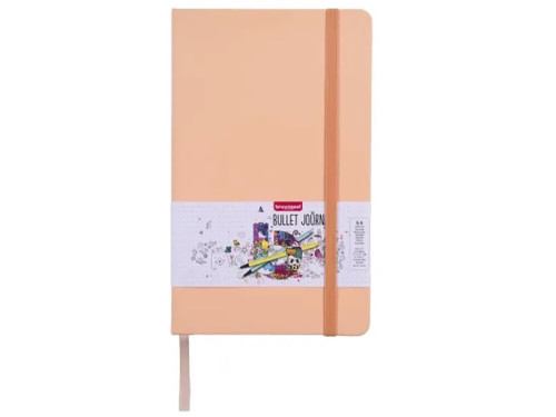 Bullet Journal - Bruynzeel - Peach, dotted, 140 g, 13 x 21 cm, 64 sheets