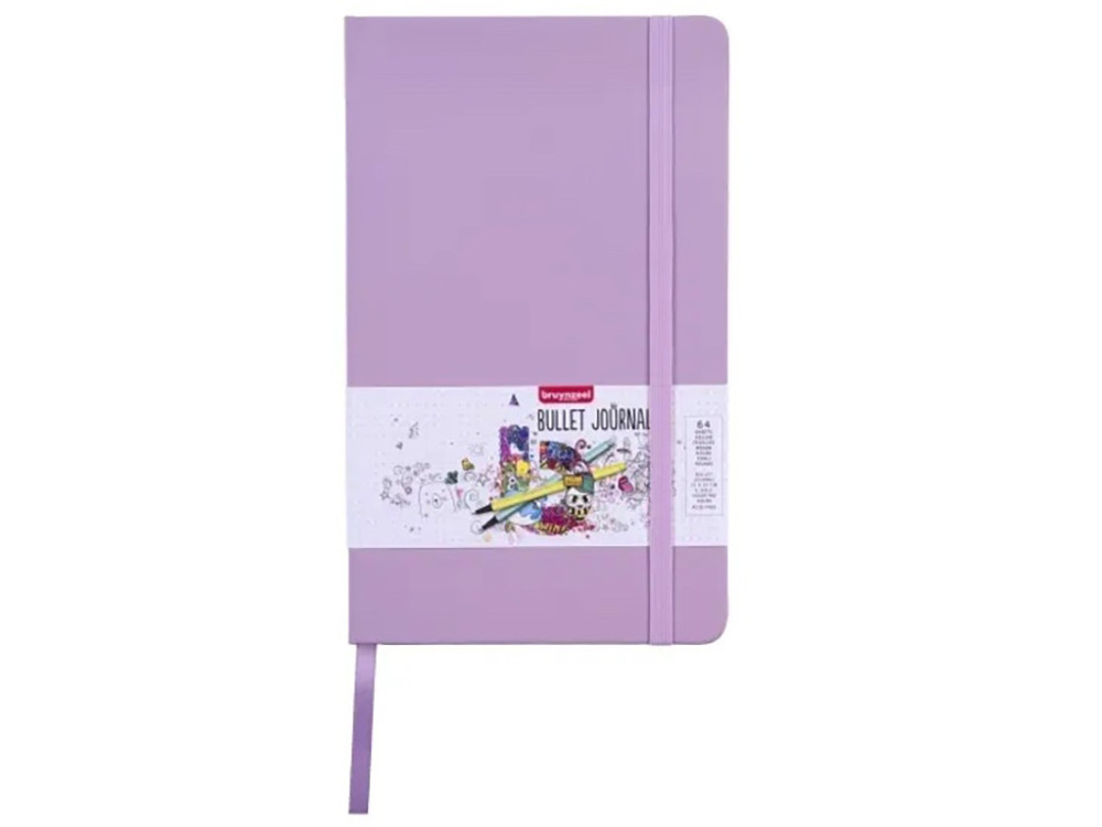 Bullet Journal - Bruynzeel - violet, dotted, 140 g, 13 x 21 cm, 64 sheets