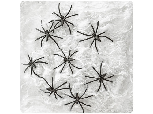 Halloween spiderweb with spiders - DpCraft - white, 80 g