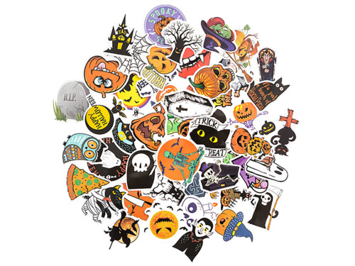 Naklejki winylowe Halloween - DpCraft - 50 szt.