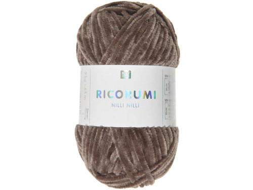 Włóczka szenilowa Ricorumi Nilli Nilli - Rico Design - Chocolate, 25 g