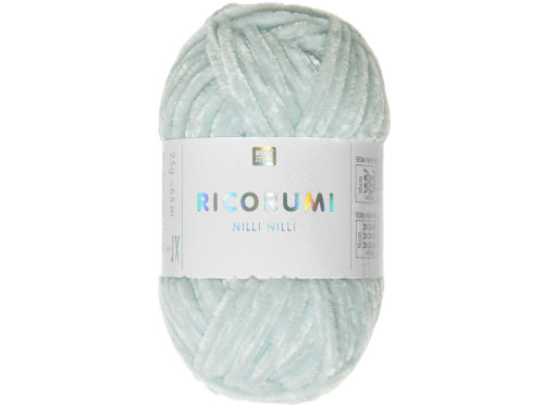 Włóczka szenilowa Ricorumi Nilli Nilli - Rico Design - Ice Blue, 25 g
