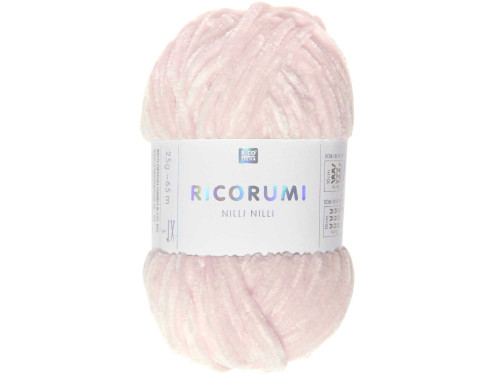 Ricorumi Nilli Nilli chenille yarn - Rico Design - Pink, 25 g