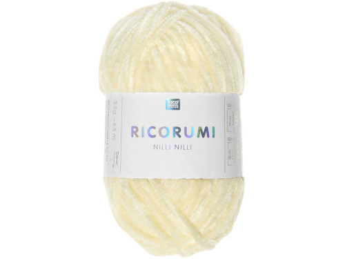 Włóczka szenilowa Ricorumi Nilli Nilli - Rico Design - Yellow, 25 g
