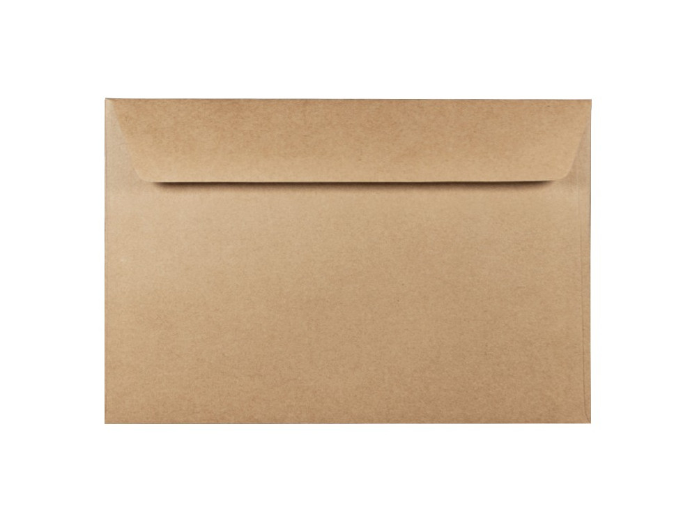 Recycled Envelope 100g - C6, Eko Kraft, brown