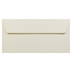 Woodstock recycled envelope 110g - DL, Betulla, natural cream