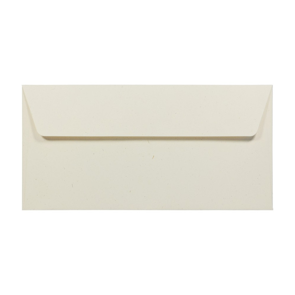 Woodstock recycled envelope 110g - DL, Betulla, natural cream
