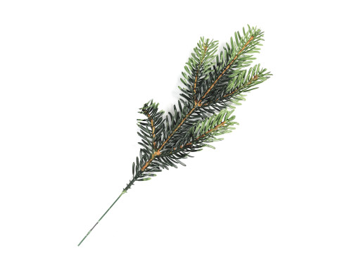 Gałązka świąteczna - zielona, 31 cm