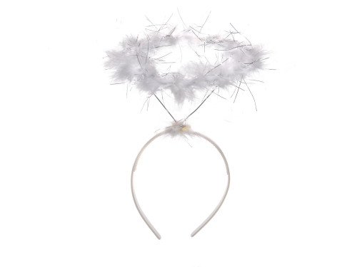 Opaska na głowę Aureola aniołka - 12 x 13 cm
