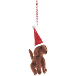 Felt pendant Christmas dog - Rico Design - 14 x 5 x 8 cm