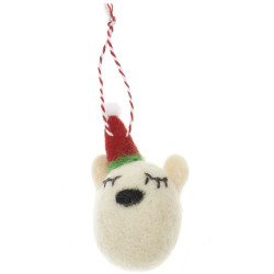 Felt pendant Christmas bear - Rico Design - 8 x 4 x 4 cm