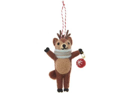 Felt pendant Deer - Rico Design - 11 x 3,5 x 7,5 cm