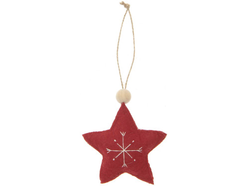 Felt pendant Star - Rico Design - 8 x 2 x 8 cm