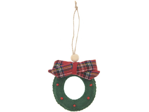 Felt pendant Wreath - Rico Design - 8 x 1,5 x 8 cm