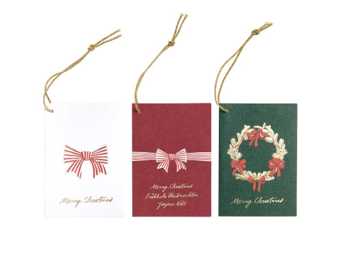 Gift tags Put a bow on it! Classic - Rico Design - 6 pcs.