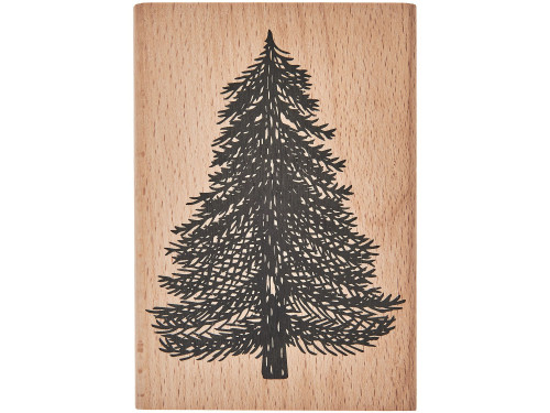 Stempel drewniany Jodła - Rico Design - 8,5 x 12 cm