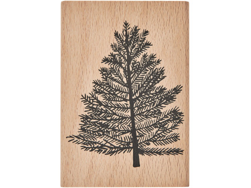 Stempel drewniany Sosna - Rico Design - 8,5 x 12 cm