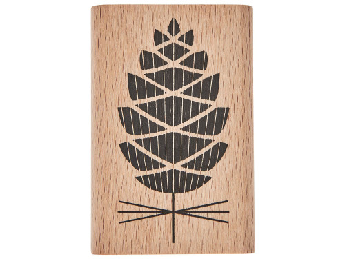 Stempel drewniany Szyszka - Rico Design - 4 x 6 cm