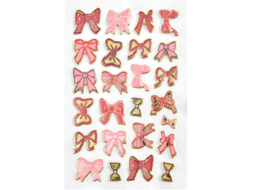 Puffy stickers Bows - Rico Design - 25 pcs.