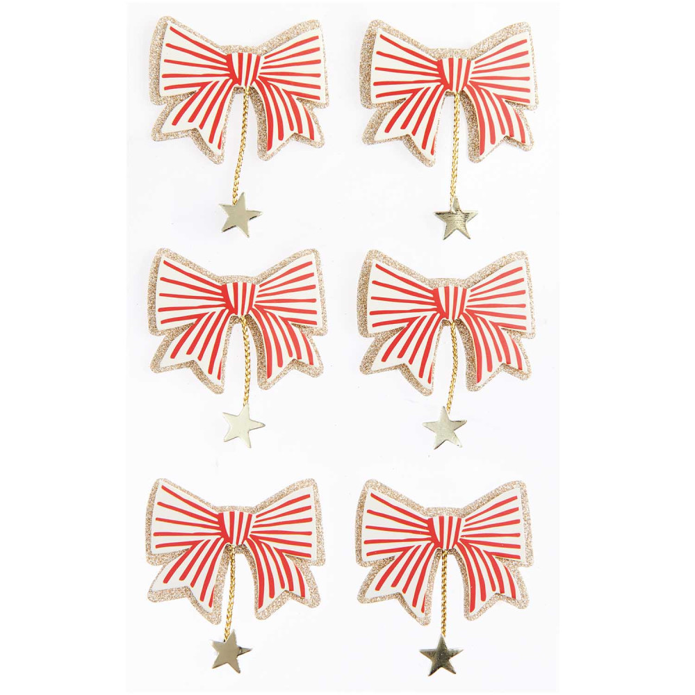 Stickers 3D Bows - Paper Poetry - 6 pcs.