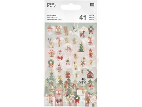 Gel stickers Put a bow on it - Paper Poetry - 41 pcs.