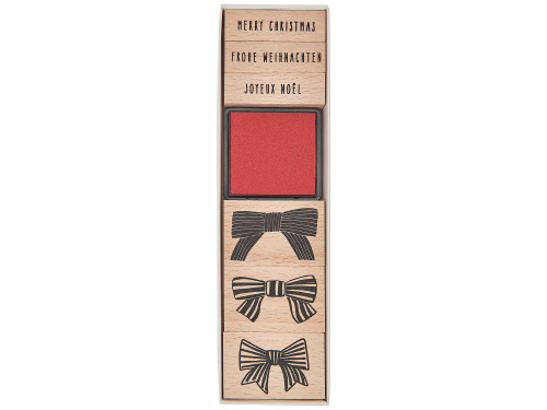 Set of wooden stamps Bows - Paper Poetry - 6 pcs.