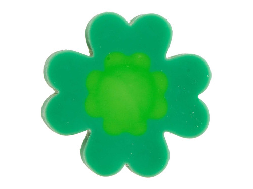 Eraser Clover - Rico Design - green, 2,5 x 2,5 x 0,7 cm