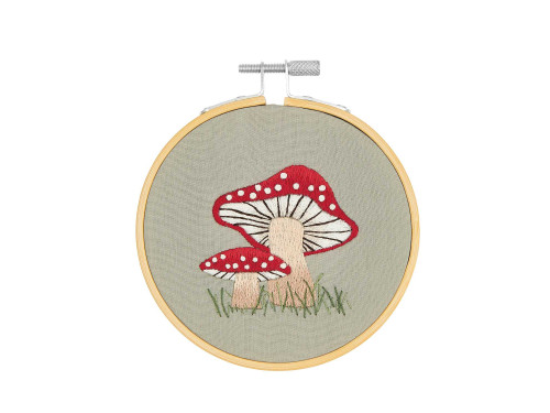 Embroidery Kit Small Mushroom - Rico Design