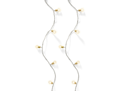 LED Vintage lights - warm white light, 4,9 m
