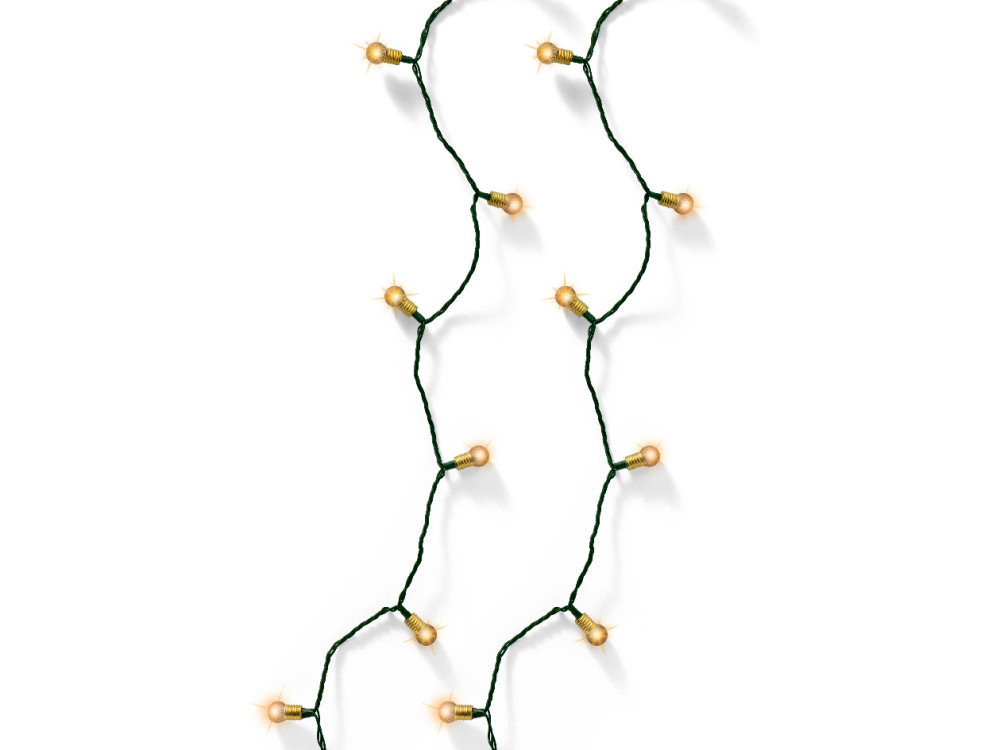 Lampki dekoracyjne LED Vintage - ciepłe światło, 4,9 m