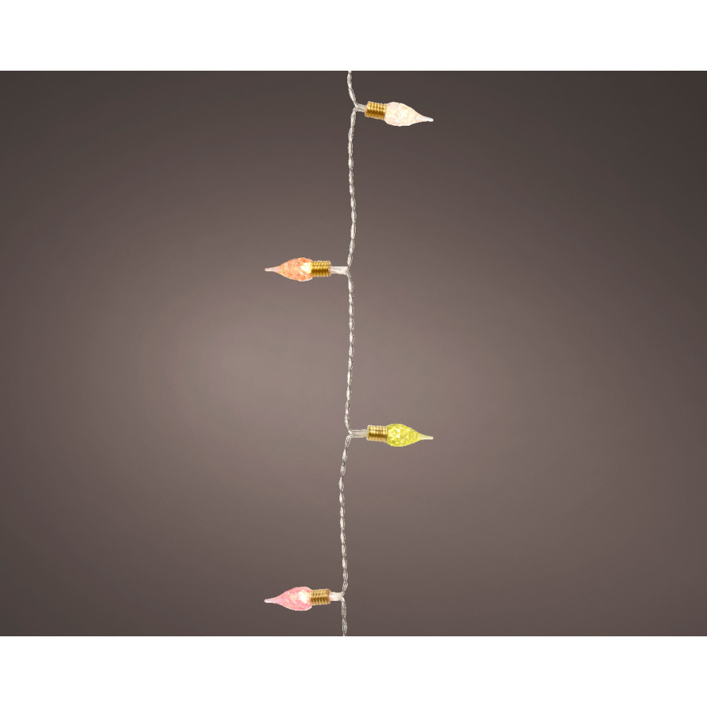 LED Vintage lights - multicolor light, 4,9 m