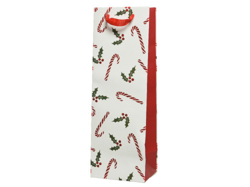 Torba prezentowa na wino Laski cukrowe - 10 x 12 x 36 cm