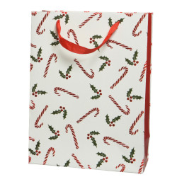 Paper gift bag Candy Cane - 8 x 18 x 24 cm
