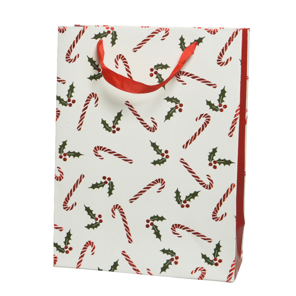 Paper gift bag Candy Cane - 8 x 18 x 24 cm