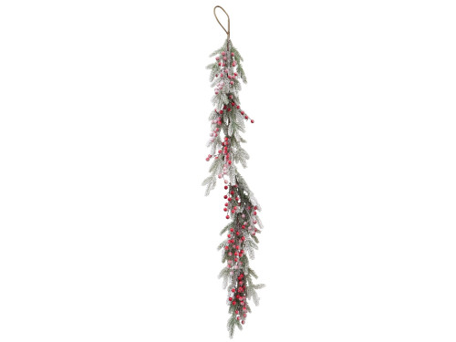 Christmas snowy garland - 120 cm