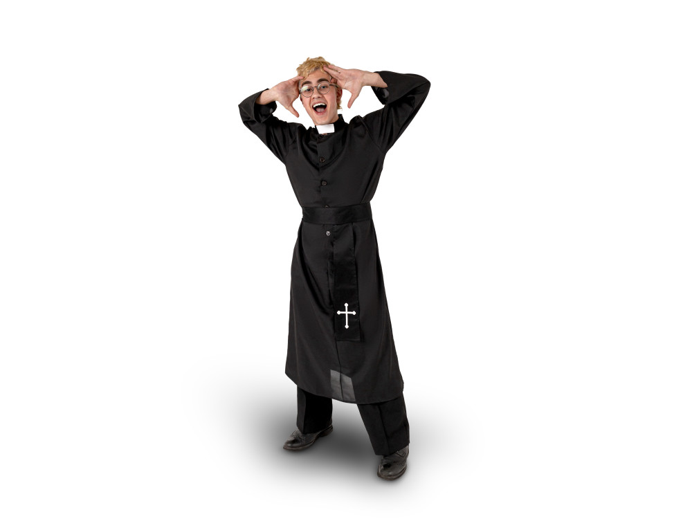 Halloween costume Priest - L-XL