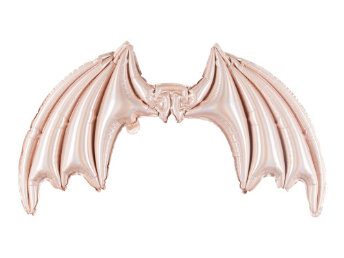 Foil balloon Bat Wings - pink, 85 x 50 cm