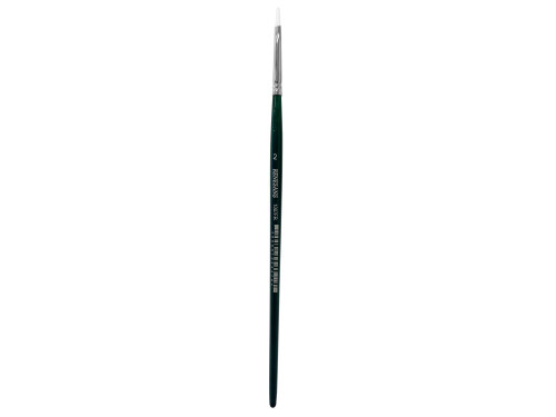 Cat's tongue, synthetic, 1007FR series brush - Renesans - short handle, no. 2